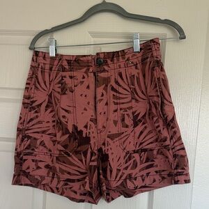 Free People Tropical Print Shorts